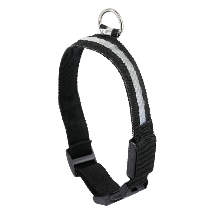 LED-halsband t/hund 40-47 cm Petzone